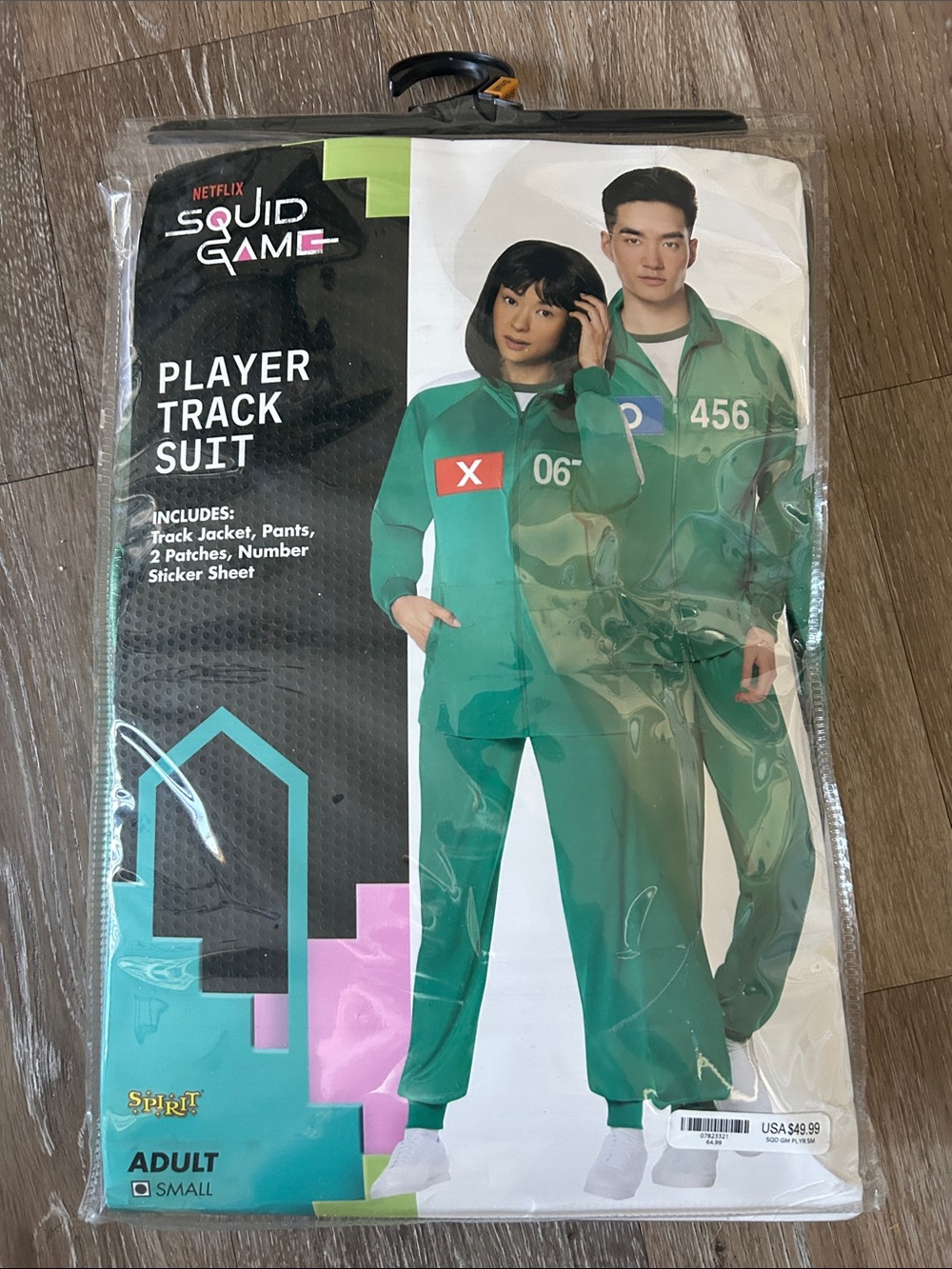 Adult Green Player Track Suit Costume